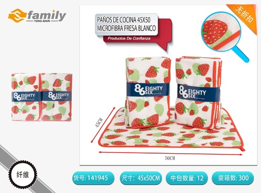 [141945] Paños de cocina microfibra 45 x 50 cm - Productos de limpieza 