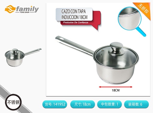 [141952] Cazo de inducción de 18cm - Utensilios de cocina