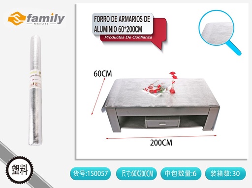[150057] Funda de armarios de aluminio 60*200 cm - Protectores y cubiertas