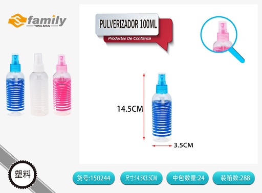 [150244] Pulverizador 100ml con diseño floral