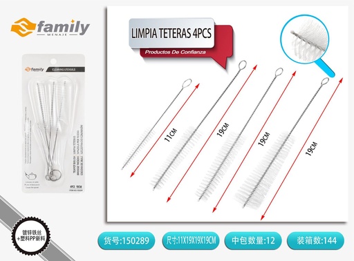 [150289] Limpia teteras 4pcs para limpieza de utensilios de cocina