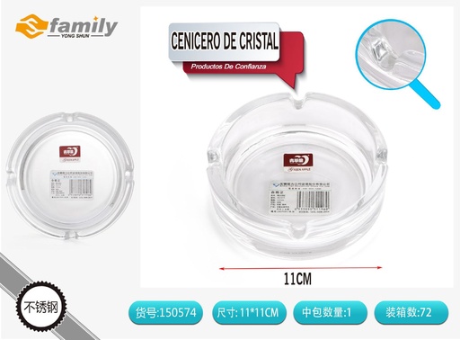 [317150574] Cenicero de cristal 10 cm - Accesorios del hogar
