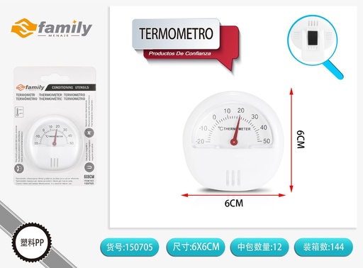 [150705] Thermómetro de 6x2cm - Herramientas de medición