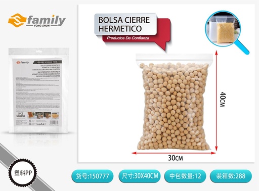 [150777] Bolsa de cierre hermético 300 x 400 mm (5 pcs) - Utensilios de cocina