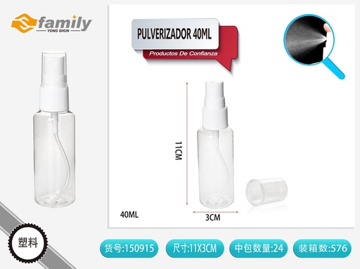 [150915] Pulverizador 40ml - Artículos para envasar