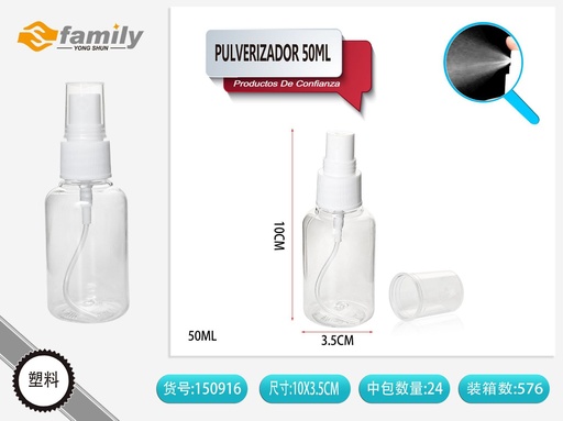 [150916] Pulverizador transparente 50ml