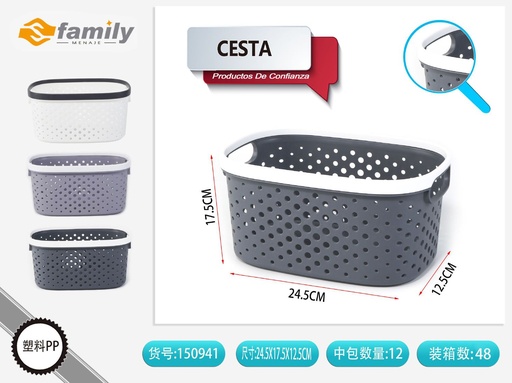 [150941] Cesta organizadora 24.5x17.5x12.5cm - Almacenaje de cocina