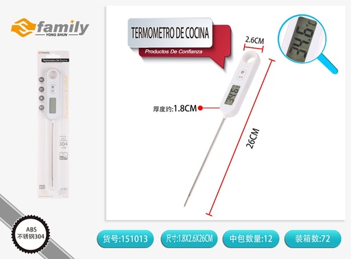 [151013] Termómetro de cocina digital