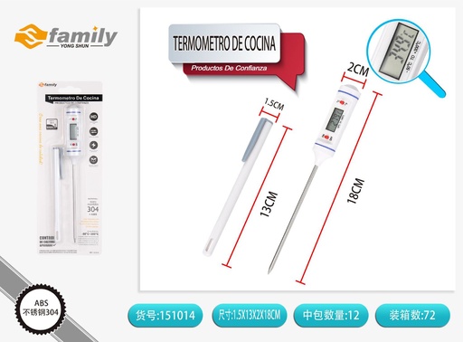 [151014] Termómetro de cocina digital para carnes