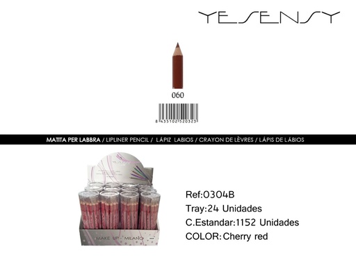 [0304B-060] Lápiz de ojos 24 unidades color metálico - Artículos de maquillaje