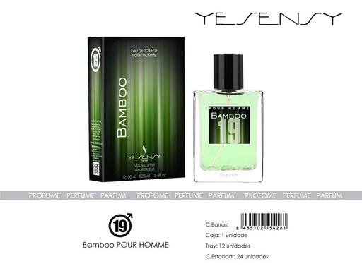 [HYS019] Perfume Bamboo Pour Homme para hombre