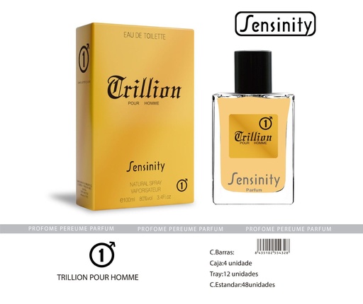 [HYS001] Perfume "Trillion" para hombre - Fragancia masculina