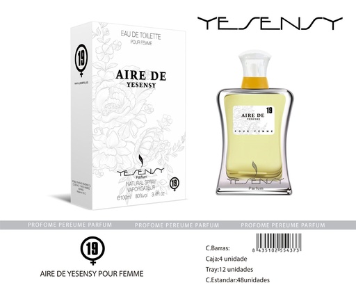 [MYS019] Perfume "Aire de Yesensy" para mujer - Fragancia femenina