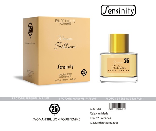 [MYS025] Perfume Woman Trillion Pour Femme