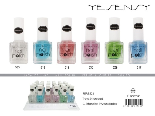 [1526-N66] Set de tratamientos de uñas 24/u