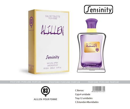 [MYS083] Perfume mujer Alillen Pour Femme fragancia