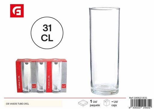 [180621931] Vaso de cristal C6 COK 31CL - Vasos de vidrio