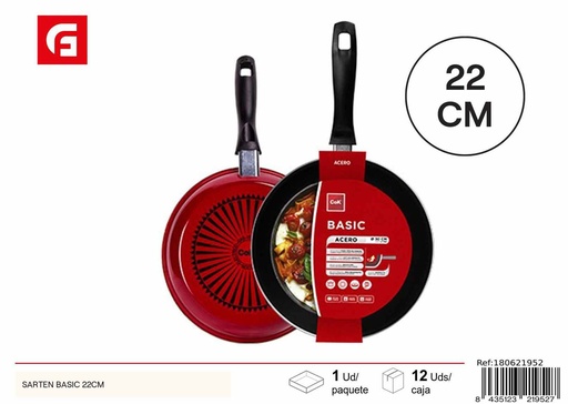 [180621952] Sartén básica 22cm - Utensilios de cocina