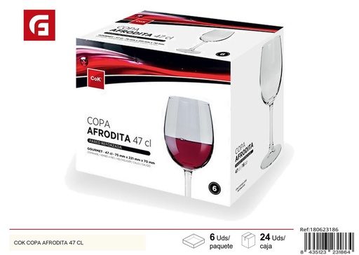 [180623186] Copa de vidrio Aphrodite 47 cl - Utensilios de vidrio