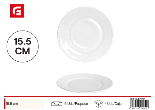 [180625181] Plato de cerámica Elba 15.5cm - Vajilla de cerámica