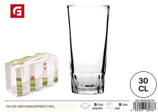 [180628078] Vaso de cristal Sonia 30cl - Utensilios de cocina