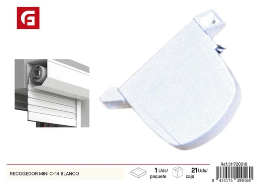 [311720016] Recogedor mini C-14 blanco - Accesorios de cortinas