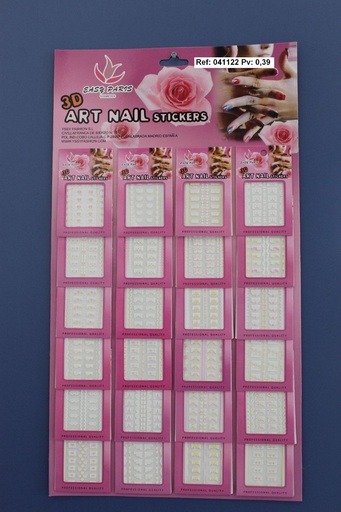 [041122] Pegatinas para uñas (24 uds) - Decoraciones para uñas y belleza