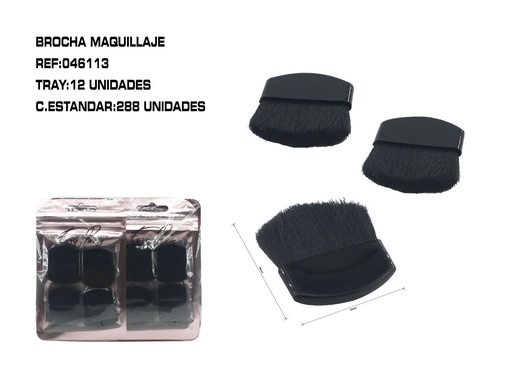 [046113] Brochas de maquillaje 12 pcs - Accesorios de maquillaje