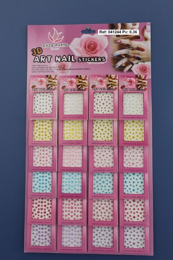 [041244] Pegatinas de uñas 24 u - Adhesivos decorativos para uñas