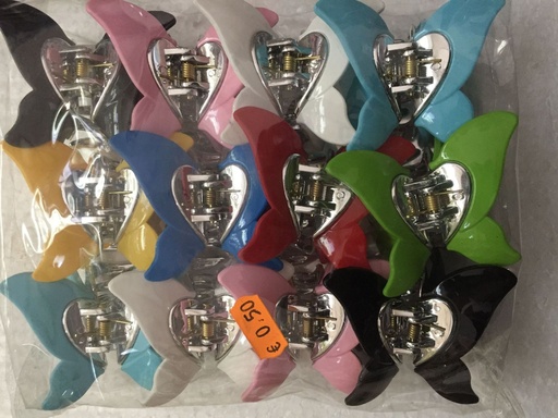 [020288] Pinzas de pelo mariposa (12 uds) - Accesorios de peinado y moda