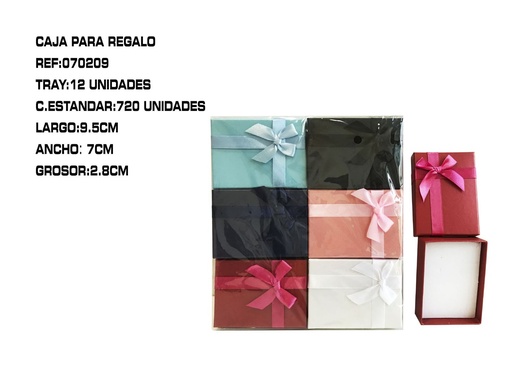 [070209] Caja de regalo 7x9.5 12 unidades