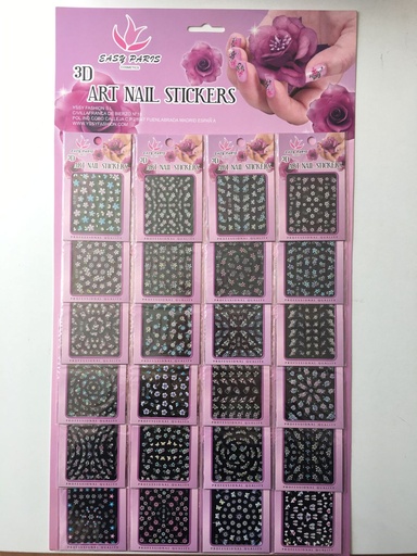 [041365] Pegatinas de uñas 24 u - Adhesivos decorativos para uñas