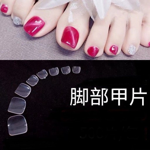 [041375] TIPS PIES INCOLOR COREANO - Material para uñas