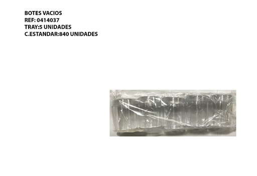 [0414037] Botes vacíos 5 pcs - Productos desechables
