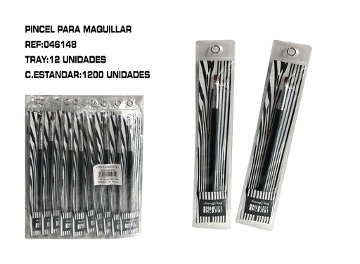 [046148] Pincel de Sombras 5 12/U - Pincel de maquillaje para sombras
