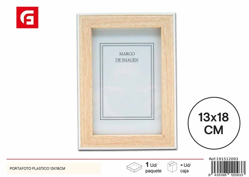 [191512093] Portafoto de plástico 13x18cm para decoración del hogar