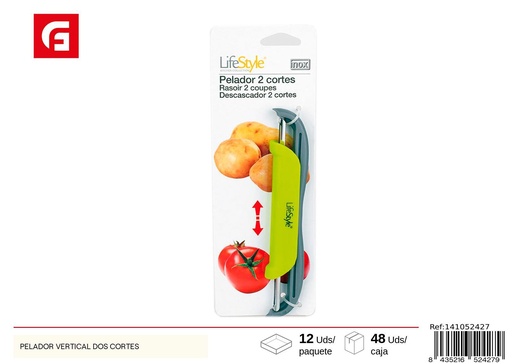 [141052427] Pelador vertical de dos cortes - Utensilios de cocina para pelar