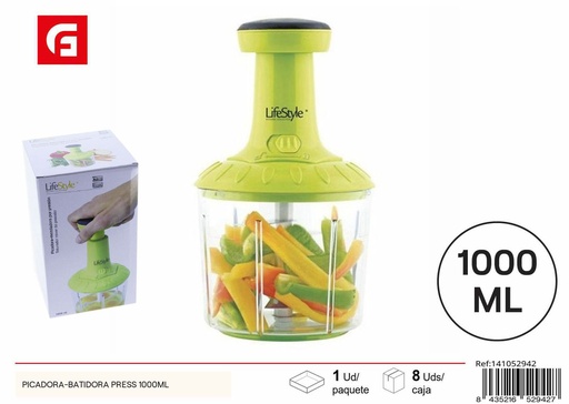 [141052942] Picadora-batidora press 1000ml para cocina