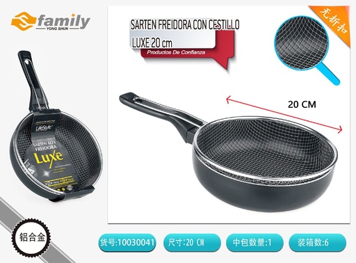 [10030041] Sartén freidora con cesta 20cm - Utensilios de cocina