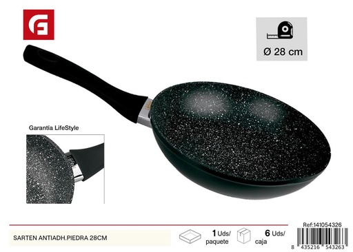 [A003027] Sartén antiadherente piedra 28 cm - Utensilios de cocina