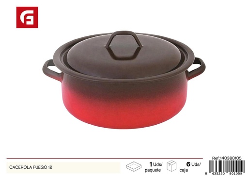 [140380105] Cacerola Fuego 12 para cocinar en la cocina