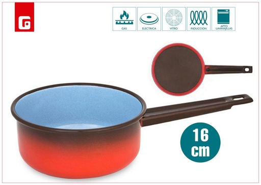 [140381010] Cazo de fuego recto 16cm para cocinar