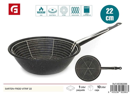 [140382286] Sartén-freidora vitrif 22 - Utensilios de cocina
