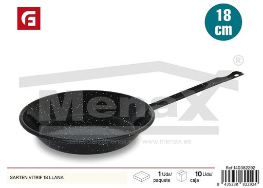 [140382292] Sartén vitrificada 18cm para cocina