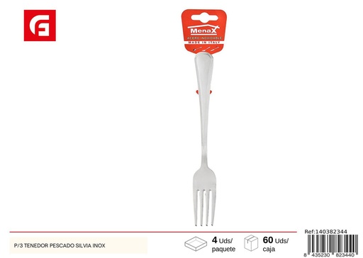 [140382344] Tenedor de pescado Silvia inox para cubertería