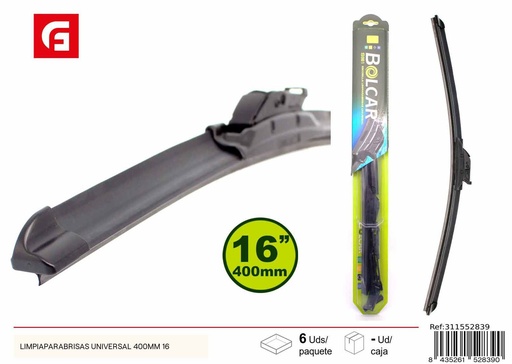 [311552839] Limpiaparabrisas universal 400 mm - Accesorios para automóviles