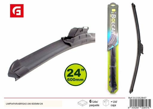 [311552847] Limpia parabrisas UNI 600MM 24'' - Accesorios de coche