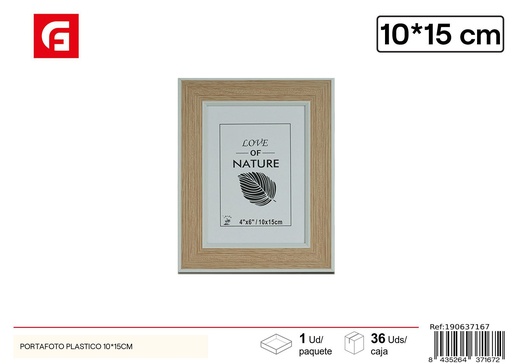 [190637167] Portafoto de plástico PS-521 10x15cm para decoración