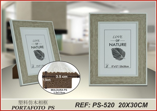 [190637171] Portafoto plástico PS-520 20x30 cm - Artículos de decoración