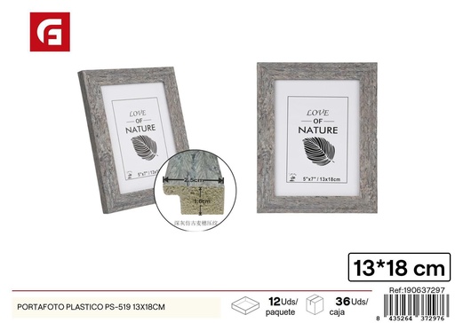 [190637297] Portafoto plástico PS-519 13x18 cm - Decoraciones del hogar